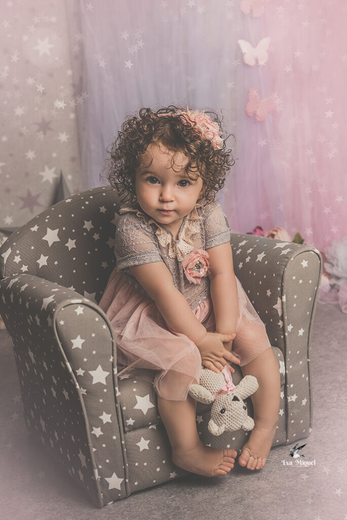 sesión fotográfica niña rosa barbie valencia bonita fantasía estudio ballet bailarina hada hermanas bebé